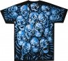 Skull Pile Blue - Glow - Liquid Blue